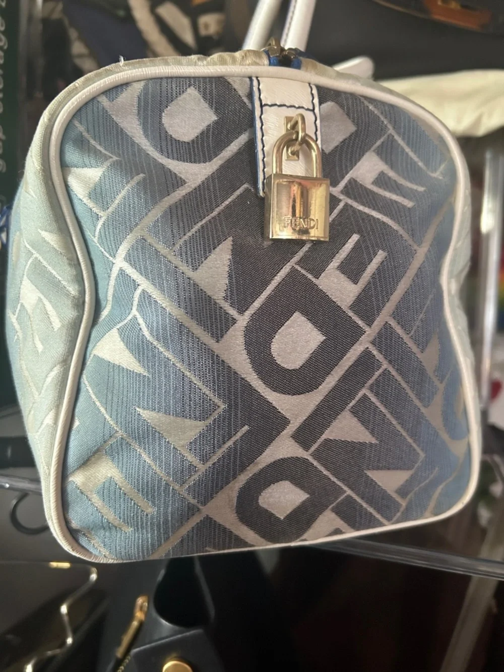 Fendi Forever Bauletto Boston Bag